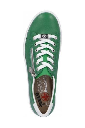 Rieker L59L1-52 in Green ladies sneaker