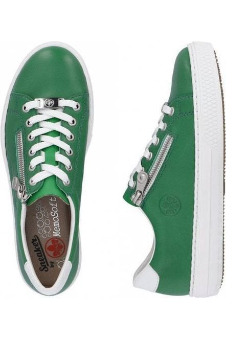 Rieker L59L1-52 in Green ladies sneaker