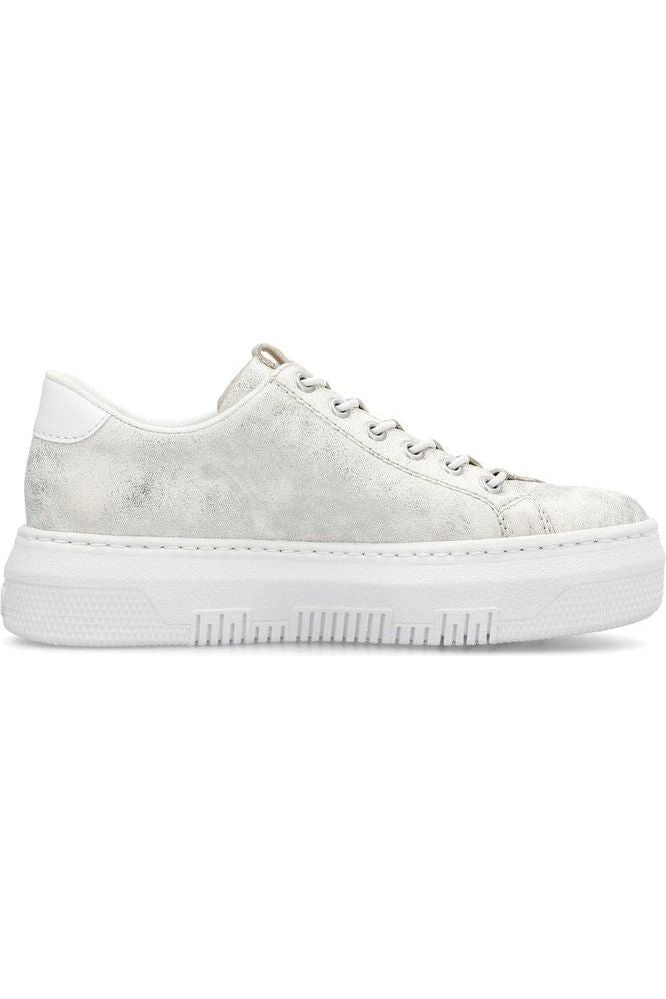 Rieker ladies sneakers M1953-60 in beige gold