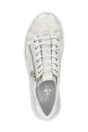 Rieker ladies sneakers M1953-60 in beige gold
