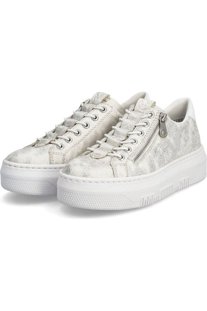 Rieker ladies sneakers M1953-60 in beige gold
