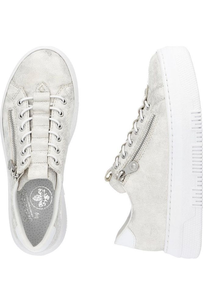 Rieker ladies sneakers M1953-60 in beige gold