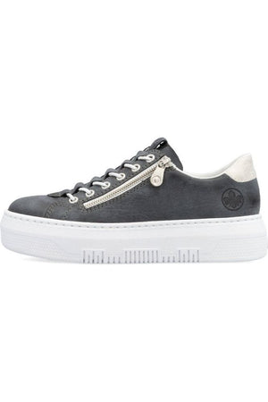 Rieker ladies sneakers M1953-14 in Navy