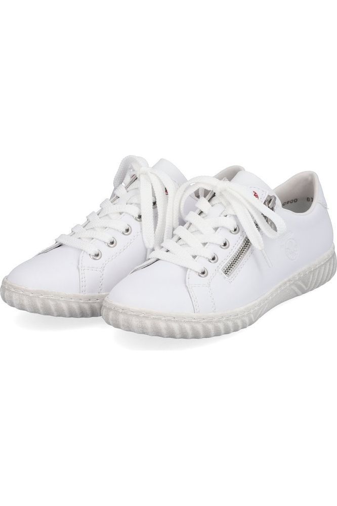 Rieker Ladies sneakers N0900-81 in white