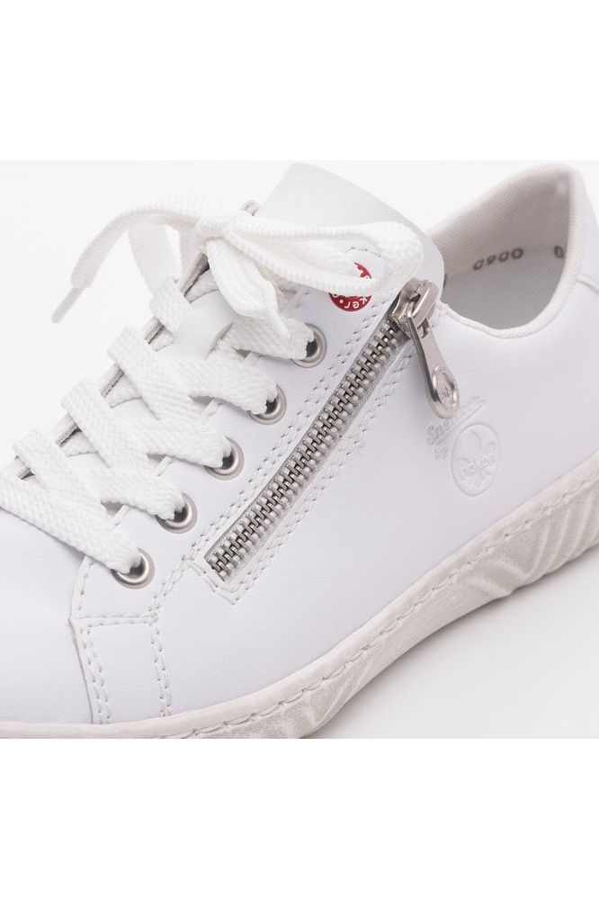 Rieker Ladies sneakers N0900-81 in white