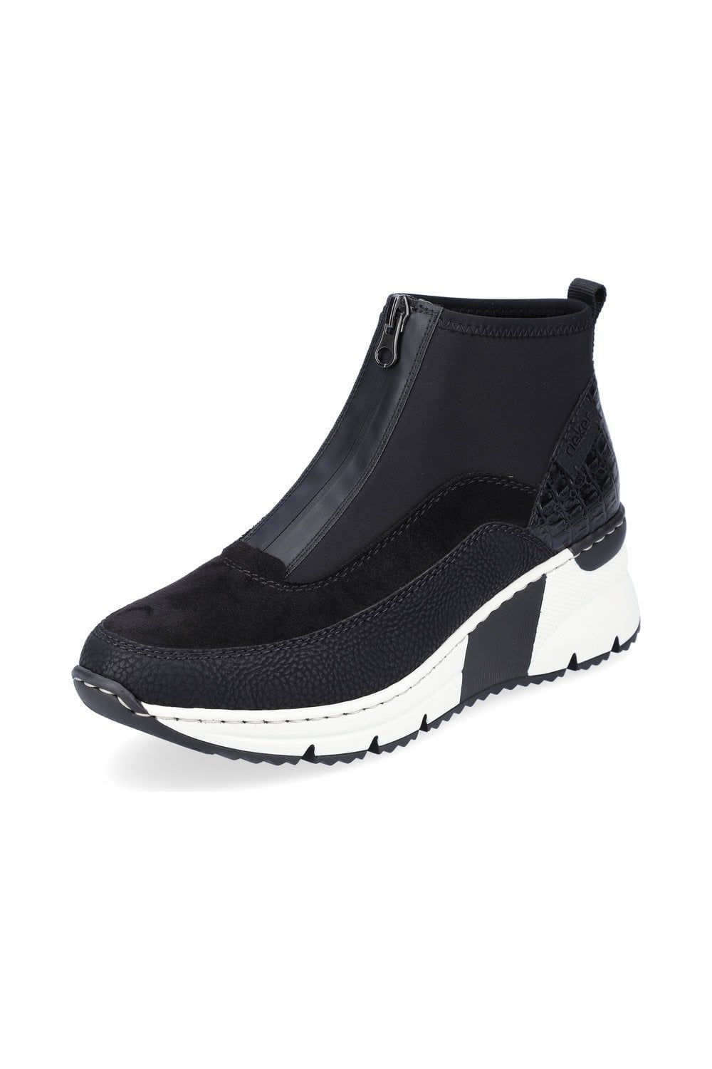 Rieker N6352-00 black ankle boot