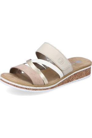 Rieker Ladies Sandals V3652-94 in Multi