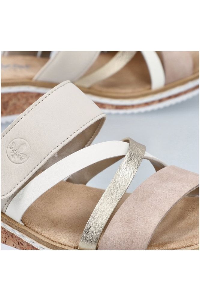 Rieker Ladies Sandals V3652-94 in Multi