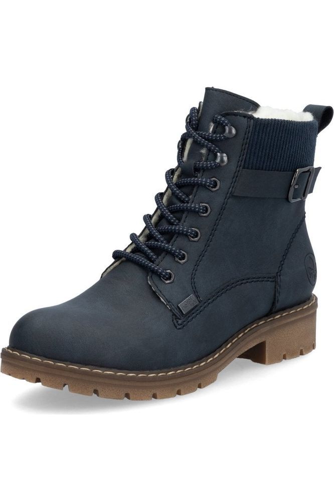 Rieker Y9102-14 Navy ankle boot at Meeks Shoes JM Shoes Ltd