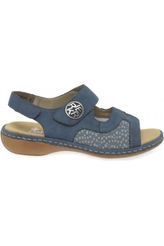 Rieker Womens Sandals 65989 15 blue