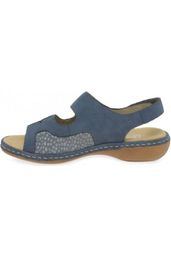 Rieker Womens Sandals 65989 15 blue