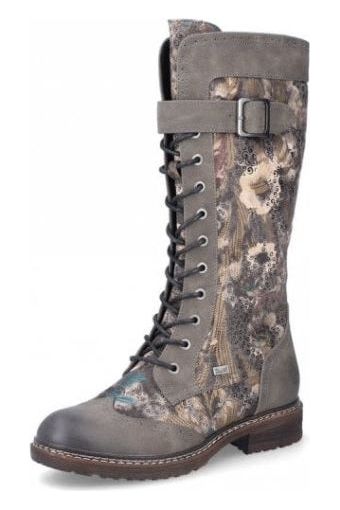 Rieker grey boots shop