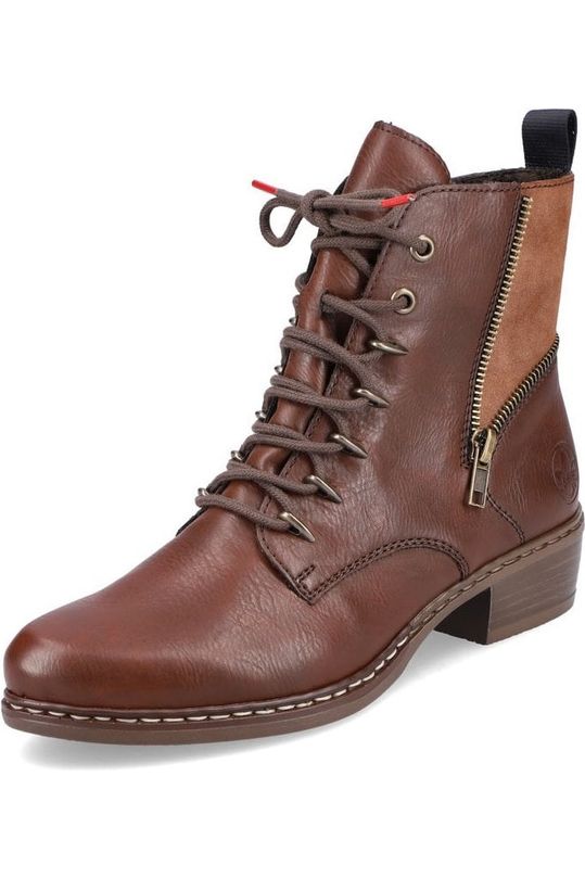 Rieker Y0800-24 Brown lace up boot