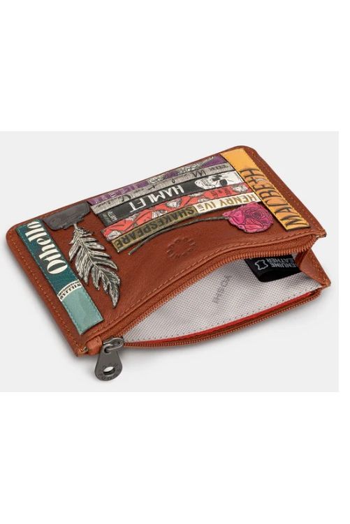 Yoshi Shakespeare Bookworm Zip Top Purse Y1321