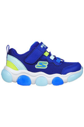 Dziecięce buty sportowe Skechers Might Glow blue lime 402040N 