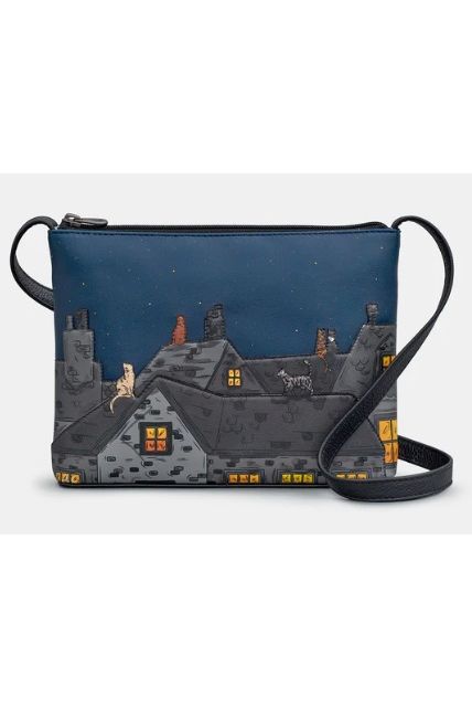 Yoshi Stargazing Cats Cross Body Bag