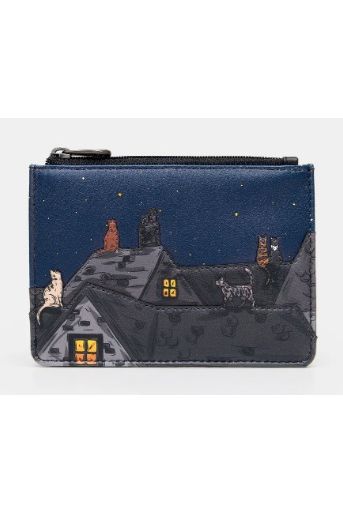 Yoshi Stargazing CAts Zip Top Purse Y1321