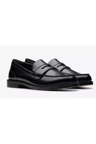 Clarks Straven Edge Black leather