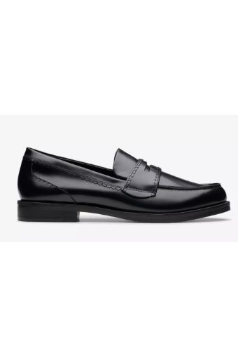 Clarks Straven Edge Black leather