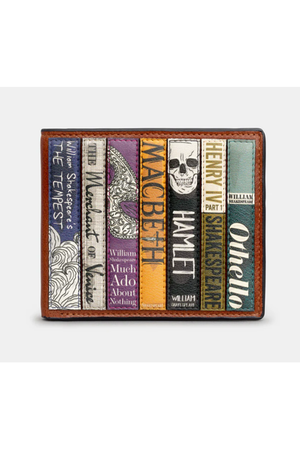 Yoshi Shakespeare bookworm two fold wallet Y2378