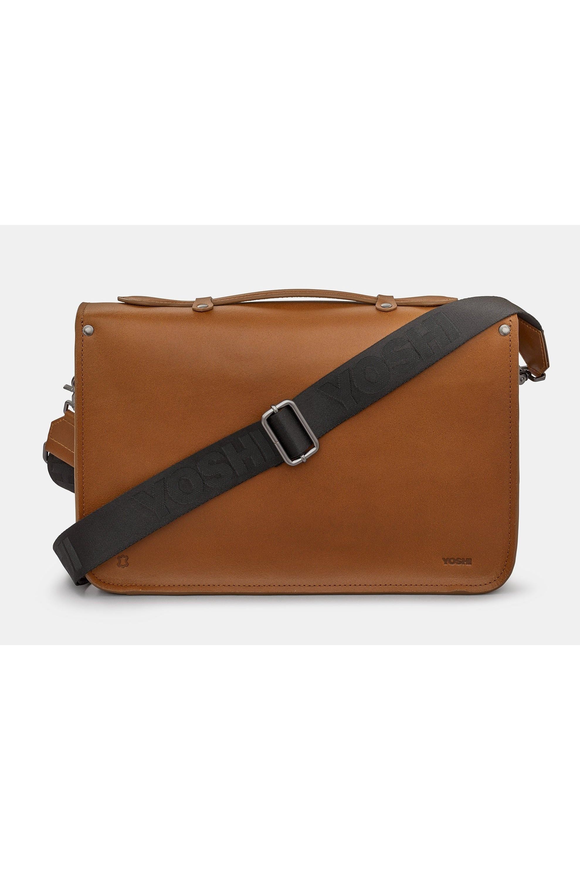 Yoshi Belforte leather Satchel bag in brown