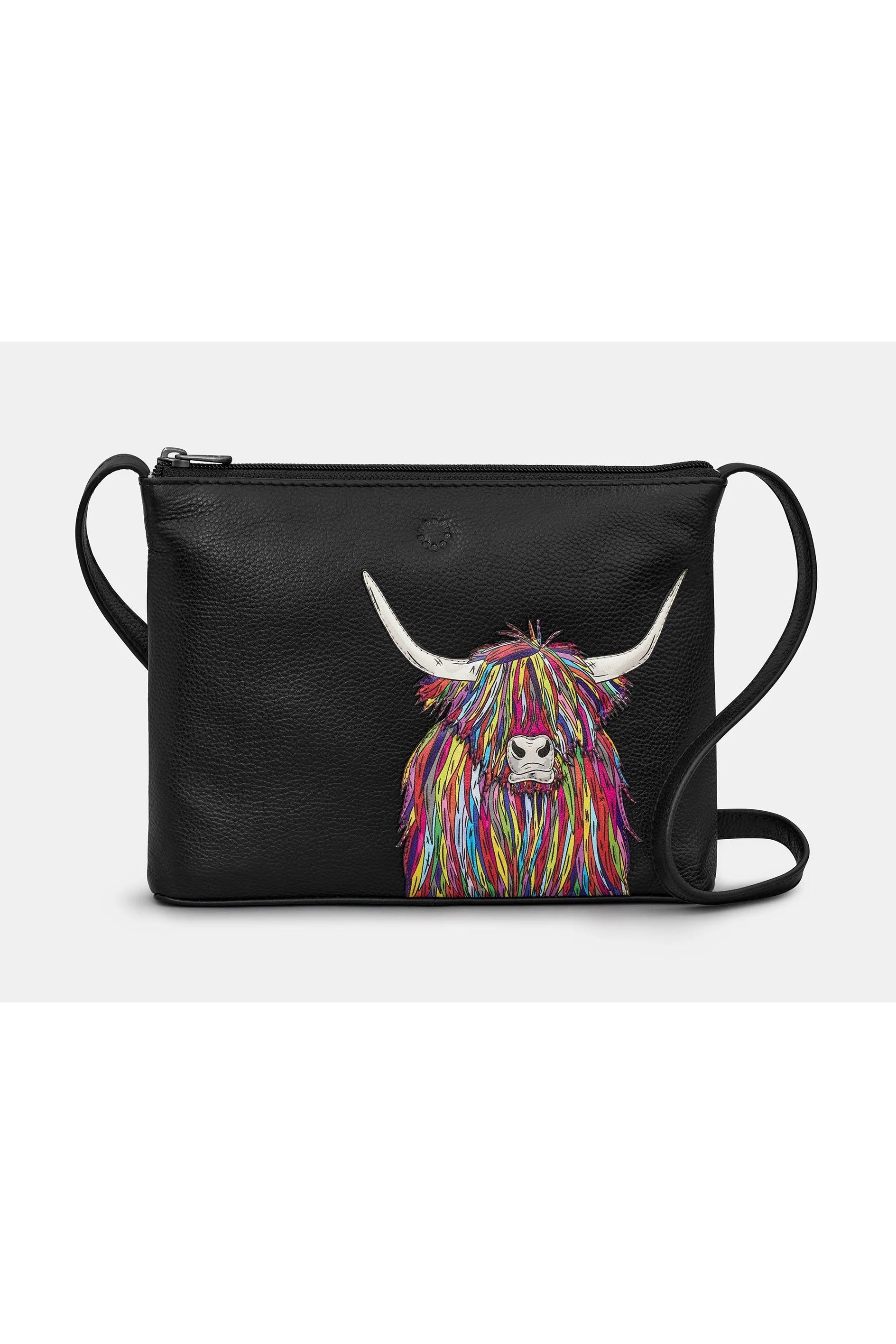 Yoshi Rainbow Cow Cross Body Bag