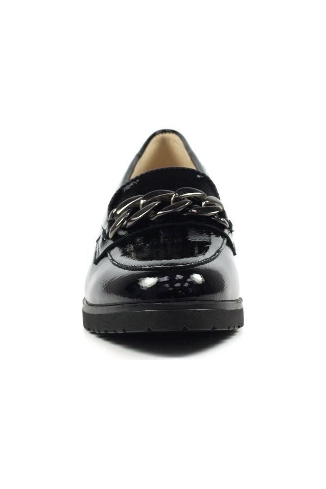 Lunar FLW004 Zora chain detail shoe in pewter