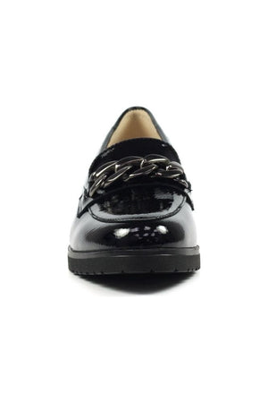 Lunar FLW004 Zora chain detail shoe in pewter