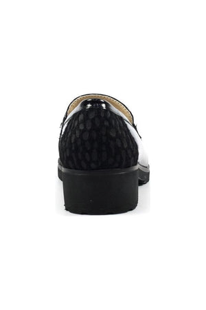 Lunar FLW004 Zora chain detail shoe in pewter