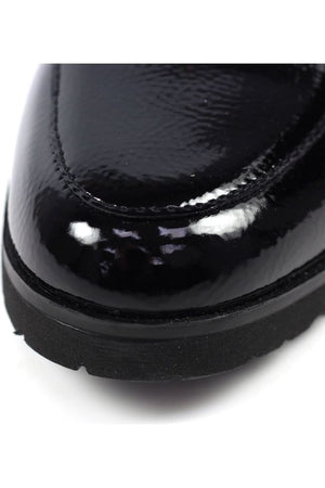 Lunar FLW004 Zora chain detail shoe in pewter