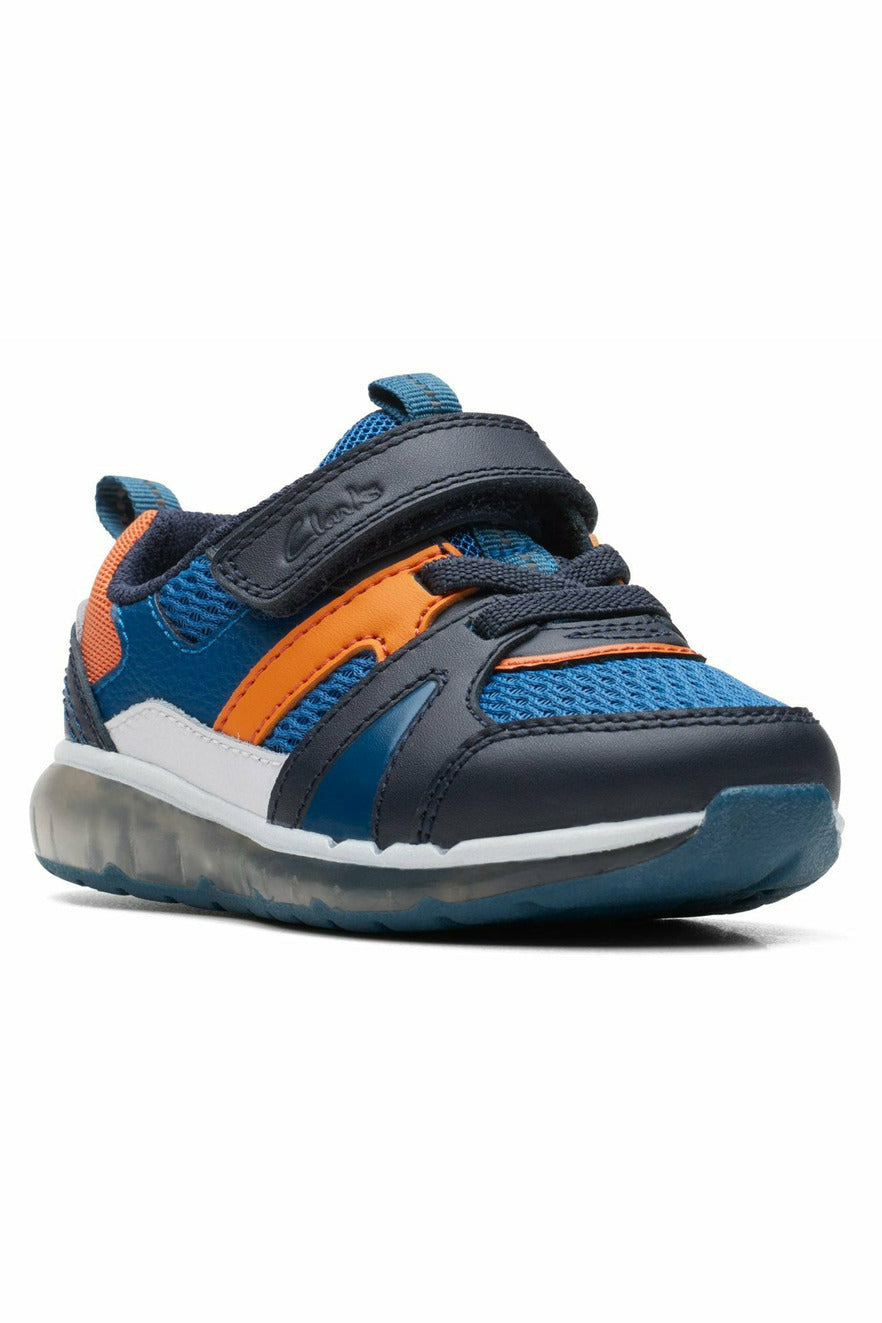 Clarks Spark Flash in Blue Combi