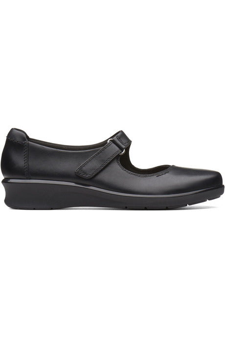 Clarks Hope Henley czarna skóra