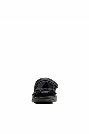 Clarks Scala Tap Toddler w kolorze czarnym, lakierowany 