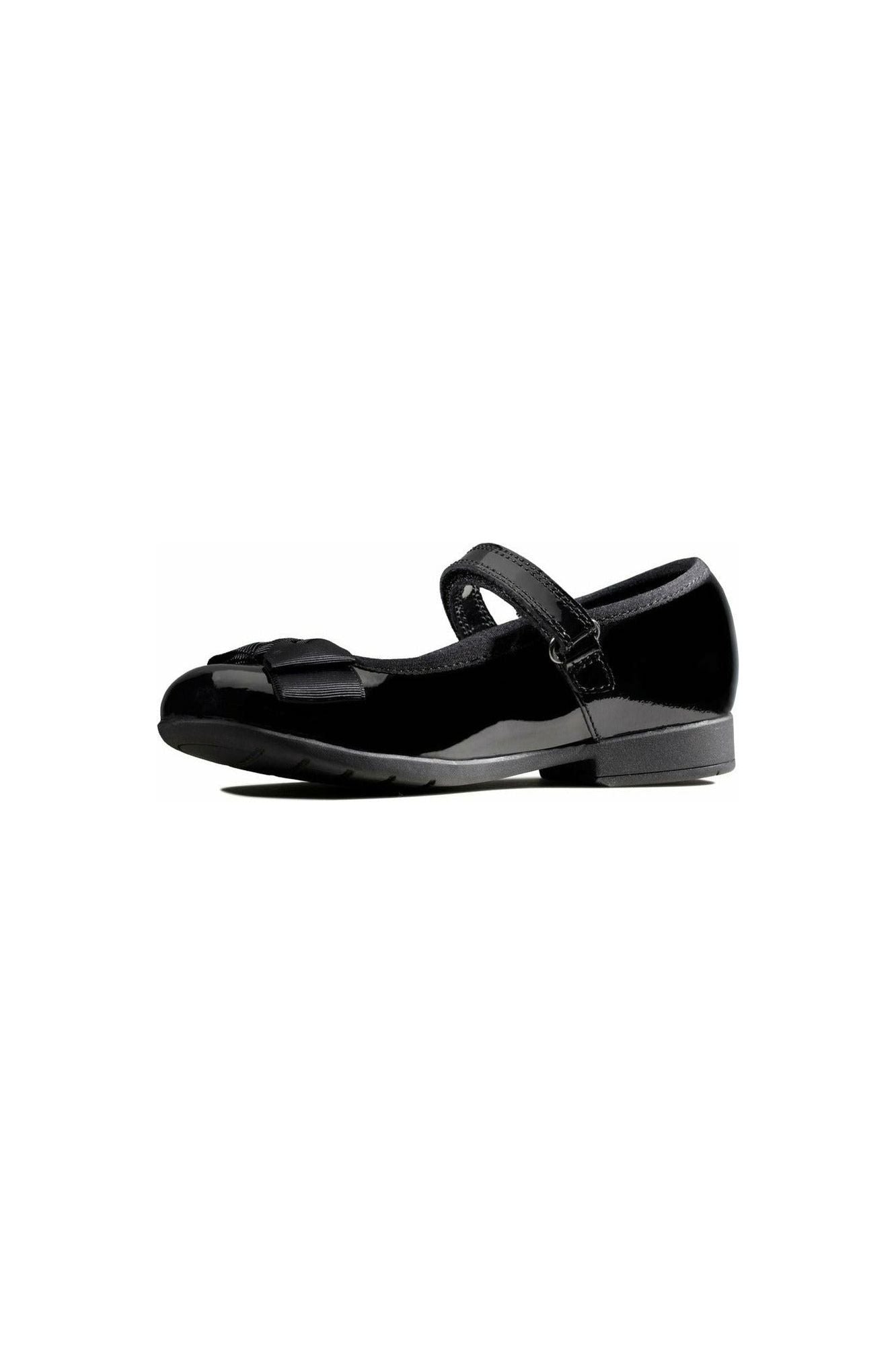 Clarks Scala Tap K Black Patent