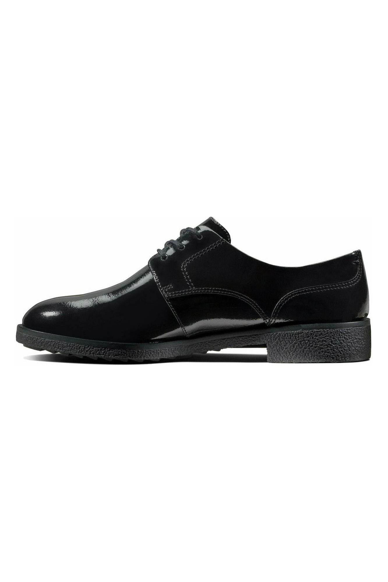 Clarks Griffin Lane in Black Patent