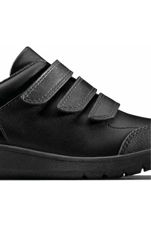 Clarks Scape Sky Youth black leather