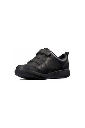 Clarks Scape Sky Youth black leather