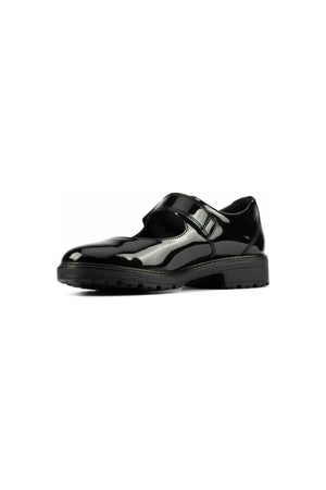 Clarks Loxham Walk Youth Black Patent