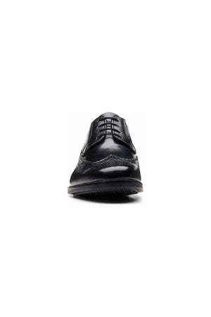 Clarks Howard Wing black leather