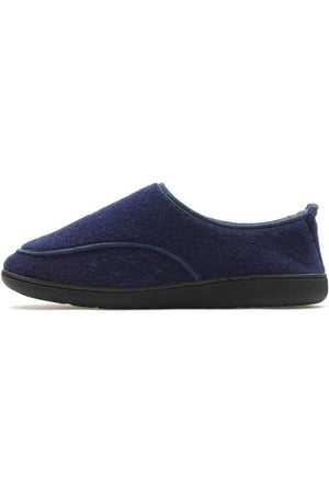 Clarks Mens Slippers King Riptape in Navy