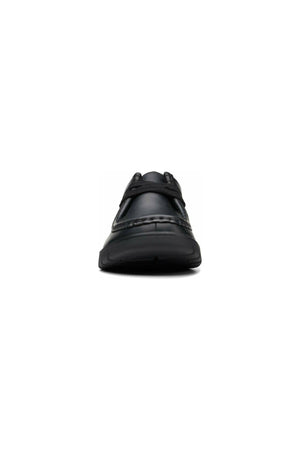 Clarks Branch Low Youth black leather