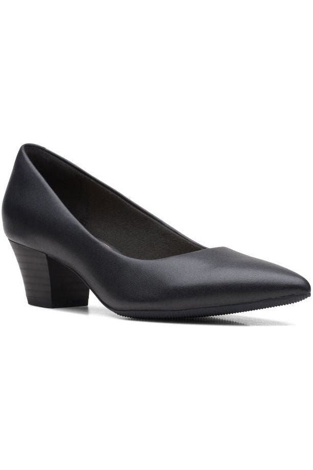 Clarks Teresa Step in Black leather