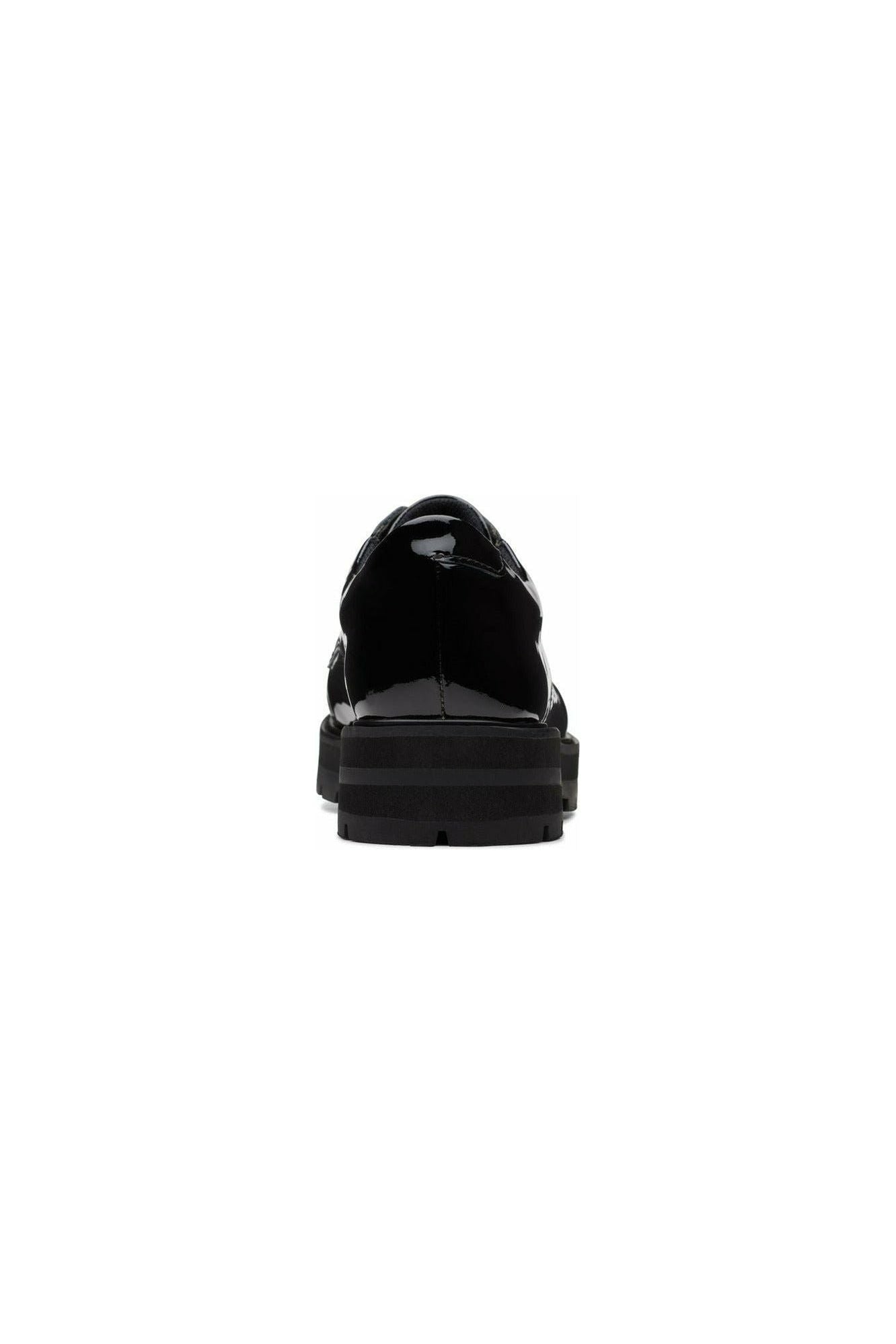 Clarks Prague Lace Older in Black Patent