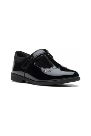 Clarks Magic Step Lo kid black patent