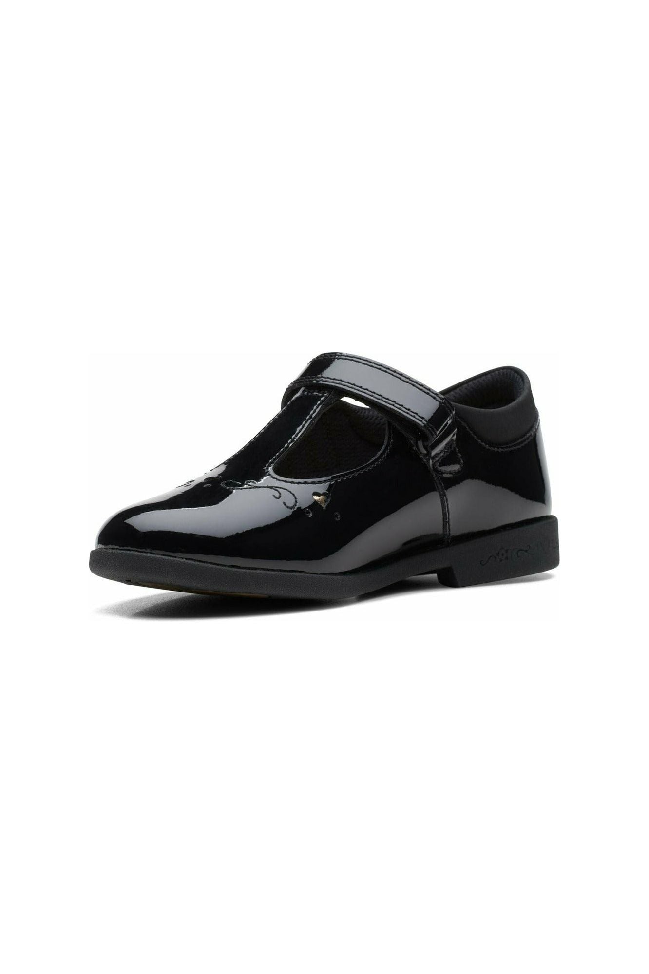 Clarks Magic Step Lo kid black patent