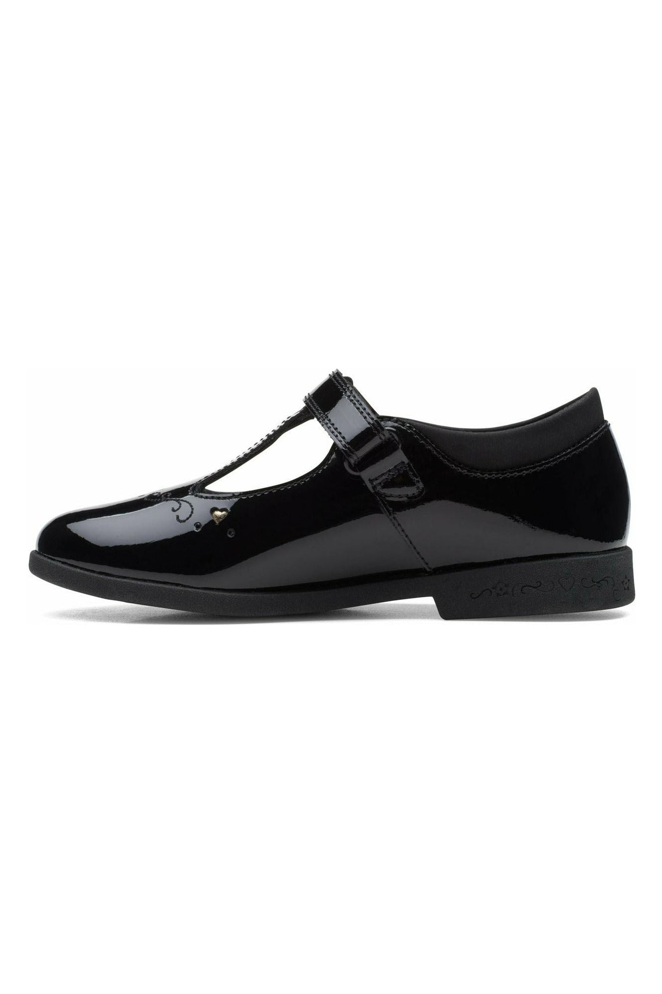 Clarks Magic Step Lo kid black patent