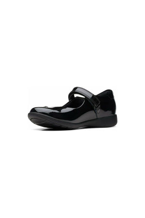 Clarks Etch Mist Older black patent