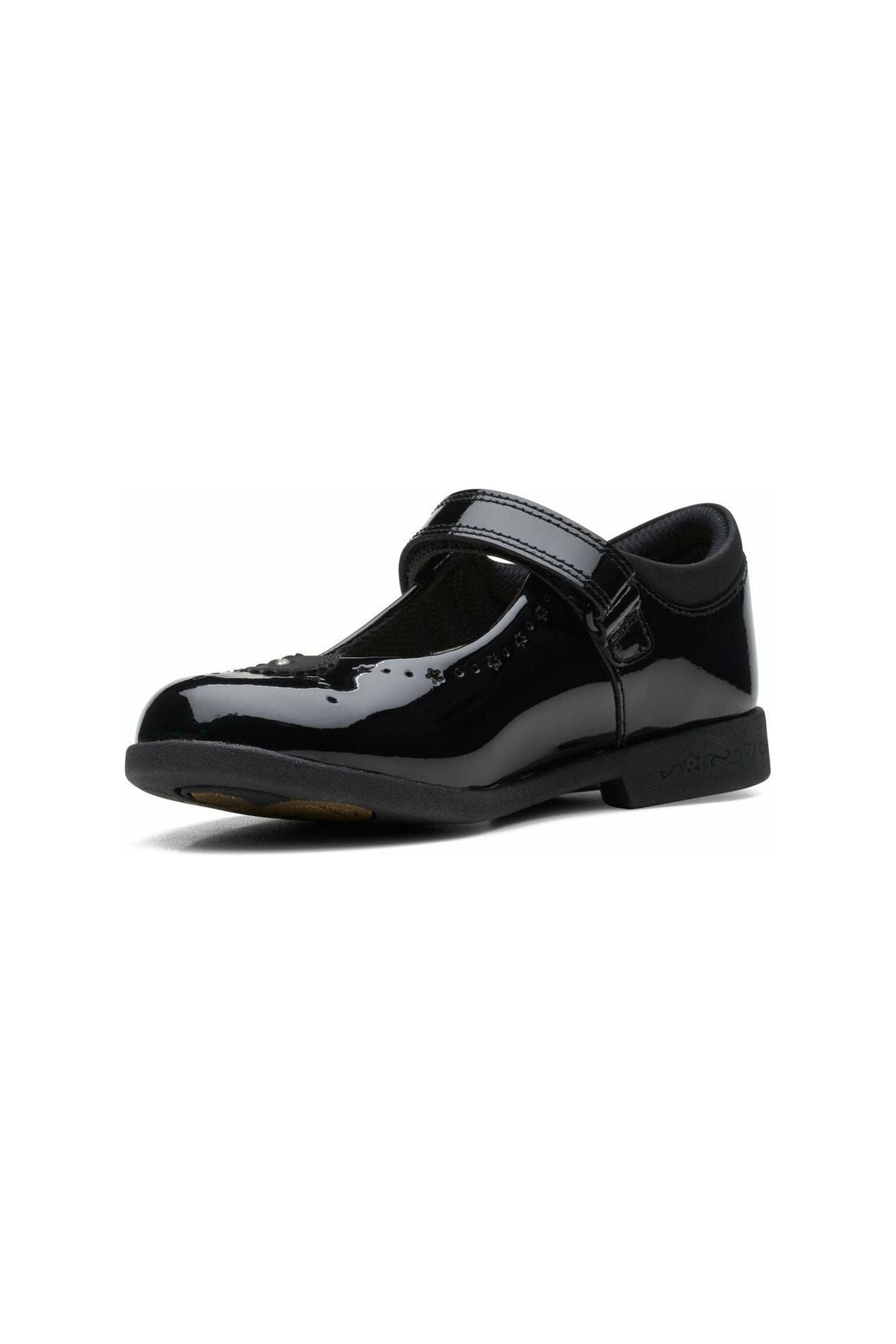 Clarks Magic Step Bar Kid black patent