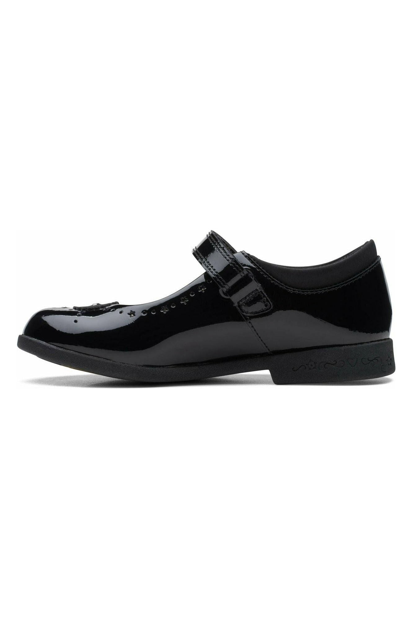 Clarks Magic Step Bar Kid black patent