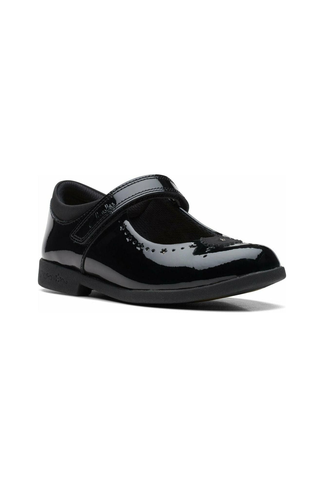 Clarks Magic Step Bar Kid black patent